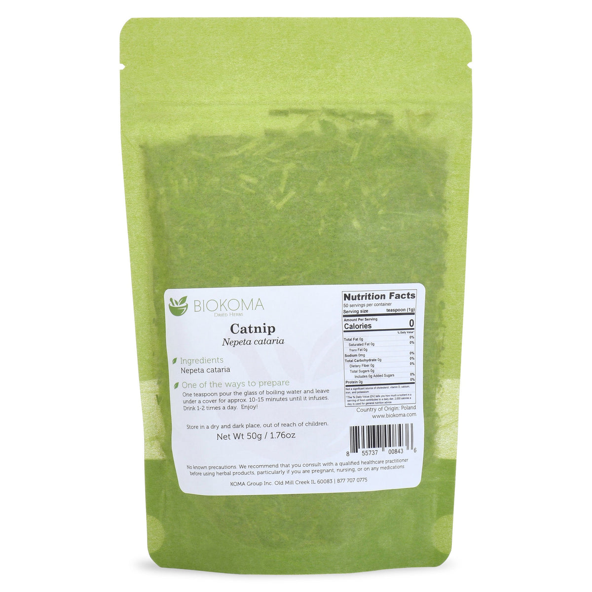 Cataire Infusion (Nepeta Cataria) - 50g (feuilles en vrac)